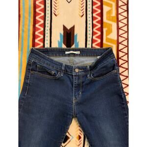 Levi’s Girls 711 Skinny Jeans Size 28 Blue Denim